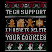 Funny Christmas Tech Supporgift Computer Programmer Gift Drawstring Bag