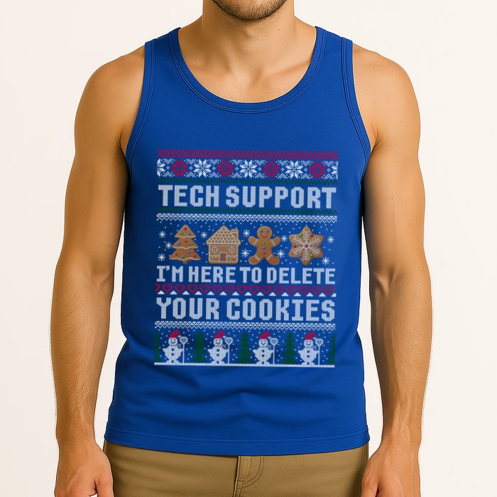 Funny Christmas Tech Supporgift Computer Programmer Gift Tank Top
