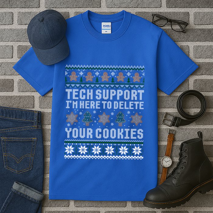 Funny Christmas Tech Supporgift Computer Programmer Gift Tall T-Shirt