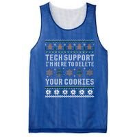 Funny Christmas Tech Supporgift Computer Programmer Gift Mesh Reversible Basketball Jersey Tank