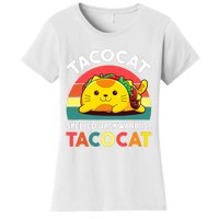 Funny Cute Tacocat Spelled Backward Is Tacocat Women's T-Shirt