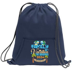 Family Cruise The Bahamas 2024 Summer Matching Vacation 2024 Sweatshirt Cinch Pack Bag