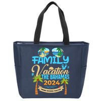 Family Cruise The Bahamas 2024 Summer Matching Vacation 2024 Zip Tote Bag