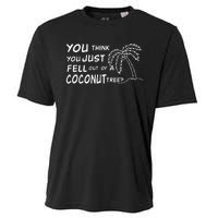 Funny Coconut Tree Kamala Harris Political Humor Cooling Performance Crew T-Shirt