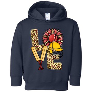 Funny Cricket T Shirts Plus Size, Love Cricket Leopard Sunflower Sports Ball Toddler Hoodie