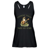 Funny Country Toads Take Me Home Vintage Graphic Ladies Essential Flowy Tank