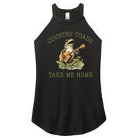 Funny Country Toads Take Me Home Vintage Graphic Women's Perfect Tri Rocker Tank