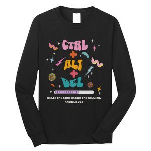 Funny Computer Technology Teacher Quote Long Sleeve Shirt