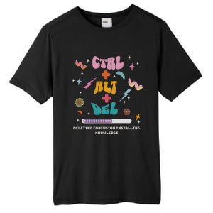 Funny Computer Technology Teacher Quote Tall Fusion ChromaSoft Performance T-Shirt