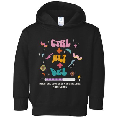 Funny Computer Technology Teacher Quote Toddler Hoodie