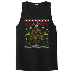 Funny Christmas Trombone Player Gifts Xmas Tree Ugly PosiCharge Competitor Tank