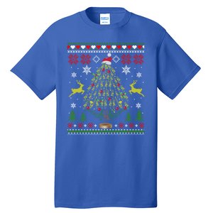 Funny Christmas Trombone Player Gifts Xmas Tree Ugly Tall T-Shirt