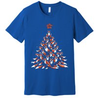 Fox Christmas Tree Fox Xmas Tree Premium T-Shirt