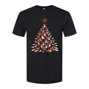 Fox Christmas Tree Fox Xmas Tree Softstyle CVC T-Shirt