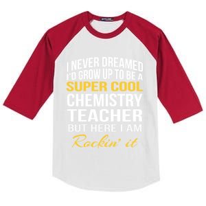 Funny Chemistry Teacher Gift Funny Gift Great Gift Kids Colorblock Raglan Jersey