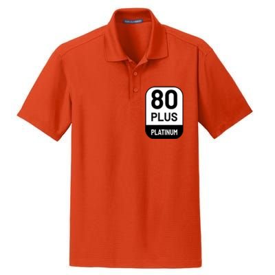 Funny Computer Tech Power Supply Novelty Designed Dry Zone Grid Polo