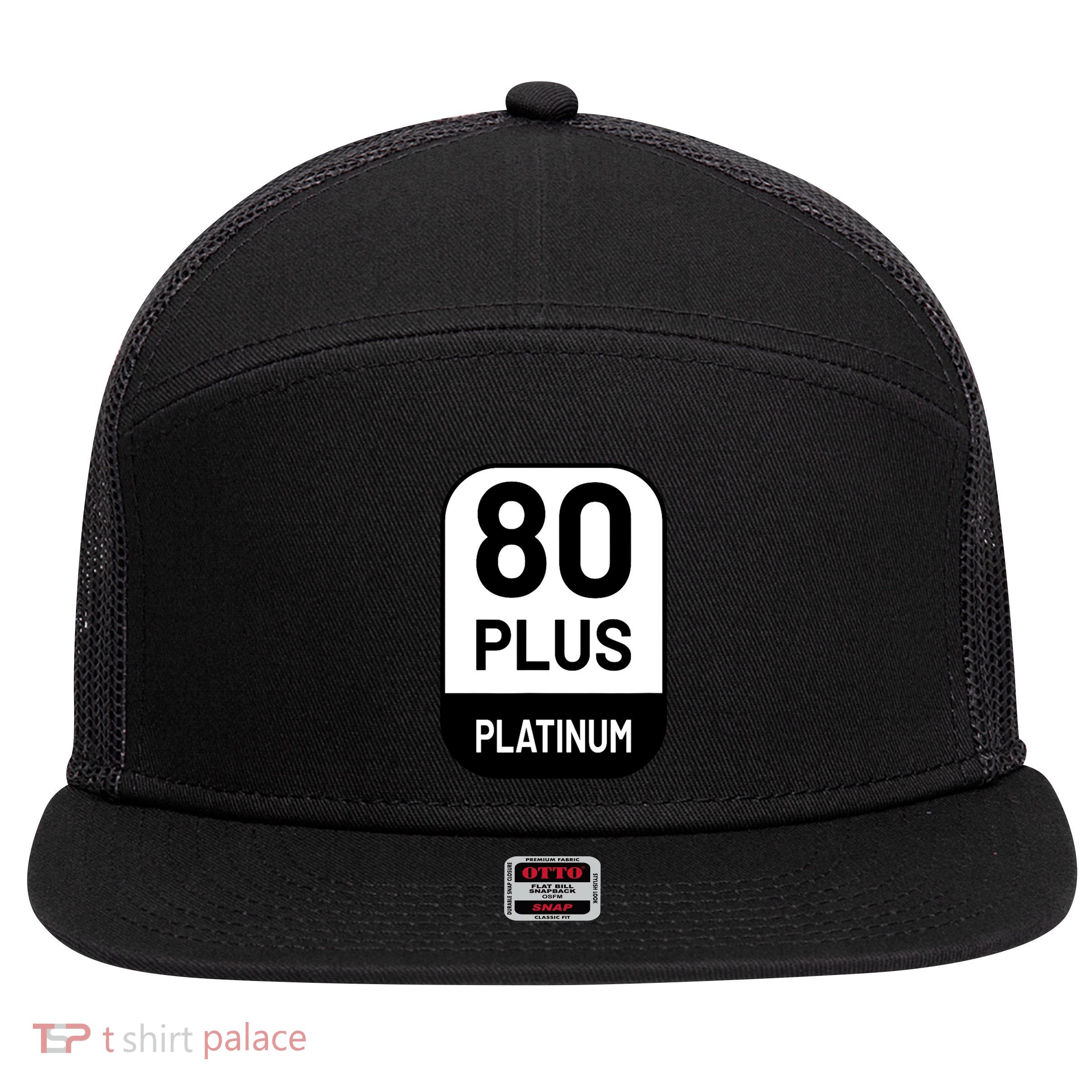 Funny Computer Tech Power Supply Novelty Designed 7 Panel Mesh Trucker Snapback Hat