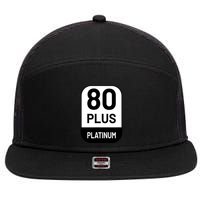 Funny Computer Tech Power Supply Novelty Designed 7 Panel Mesh Trucker Snapback Hat