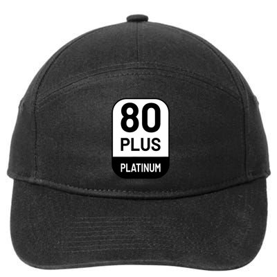 Funny Computer Tech Power Supply Novelty Designed 7-Panel Snapback Hat