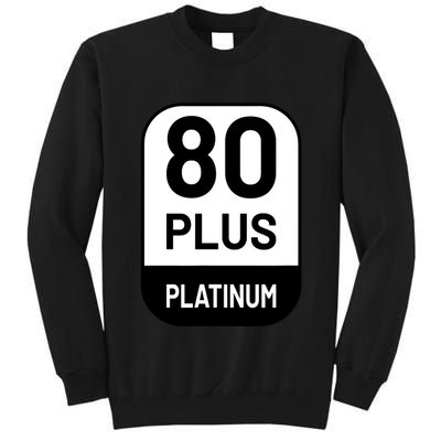 Funny Computer Tech Power Supply Novelty Designed Tall Sweatshirt