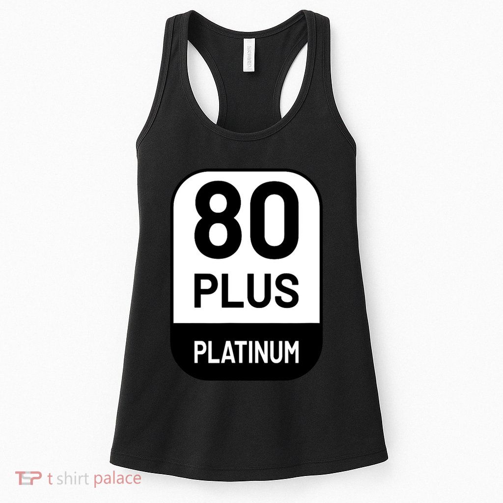 Funny Computer Tech Power Supply Novelty Designed Womens Tank Top