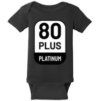 Funny Computer Tech Power Supply Novelty Designed Baby Bodysuit