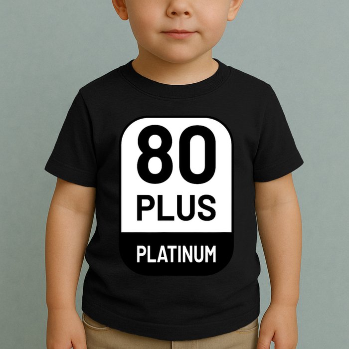 Funny Computer Tech Power Supply Novelty Designed Toddler T-Shirt