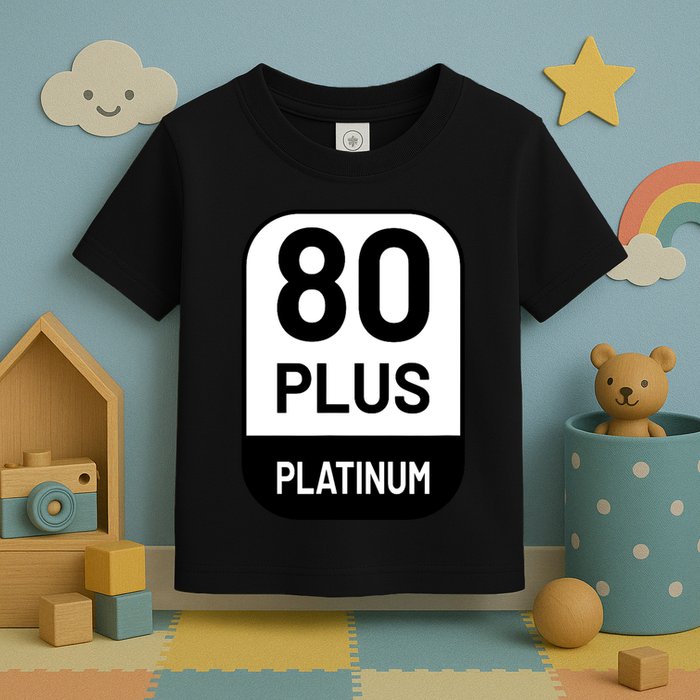Funny Computer Tech Power Supply Novelty Designed Toddler T-Shirt