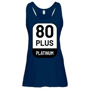 Funny Computer Tech Power Supply Novelty Designed Ladies Essential Flowy Tank