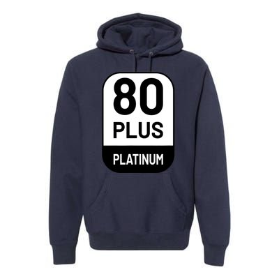 Funny Computer Tech Power Supply Novelty Designed Premium Hoodie