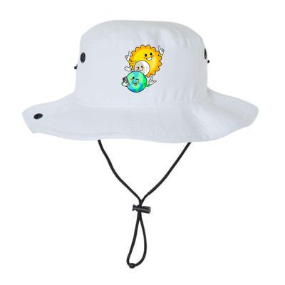 Funny Cute Total Solar Eclipse Earth Moon Sun Selfie Legacy Cool Fit Booney Bucket Hat