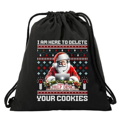 Funny Christmas Tech Support Computer Programmer Great Gift Drawstring Bag