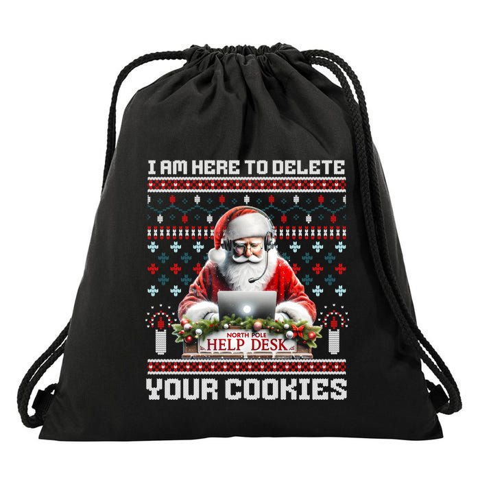 Funny Christmas Tech Support Computer Programmer Great Gift Drawstring Bag