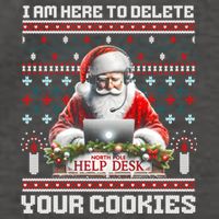 Funny Christmas Tech Support Computer Programmer Great Gift Vector Backpack