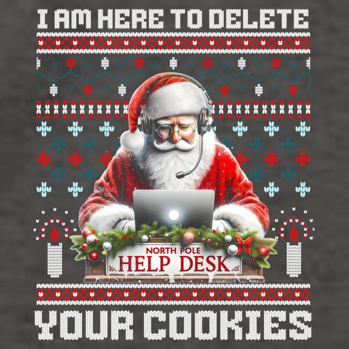 Funny Christmas Tech Support Computer Programmer Great Gift Vector Backpack