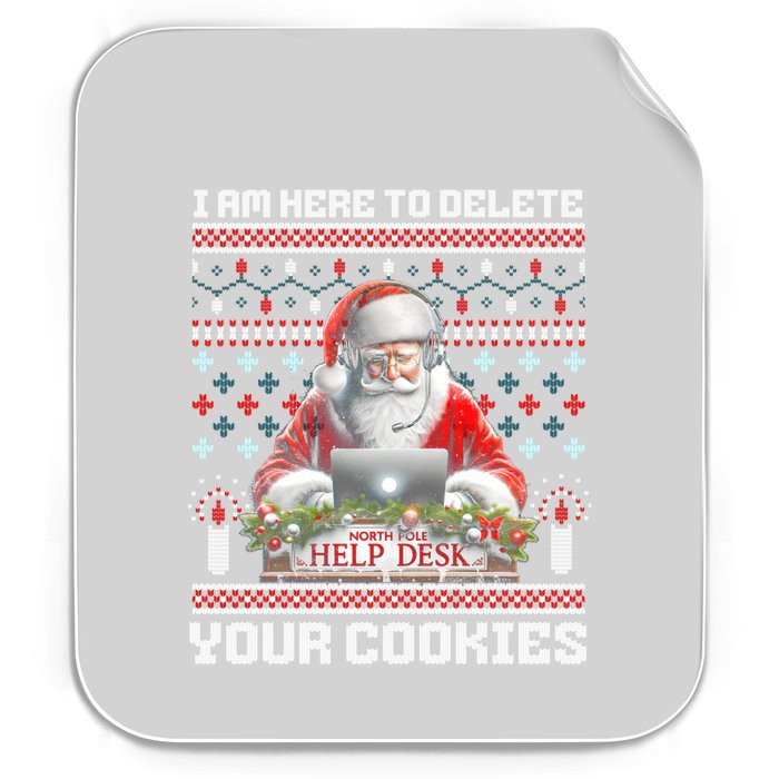 Funny Christmas Tech Support Computer Programmer Great Gift Permanent Decal Sticker