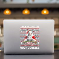 Funny Christmas Tech Support Computer Programmer Great Gift Permanent Decal Sticker
