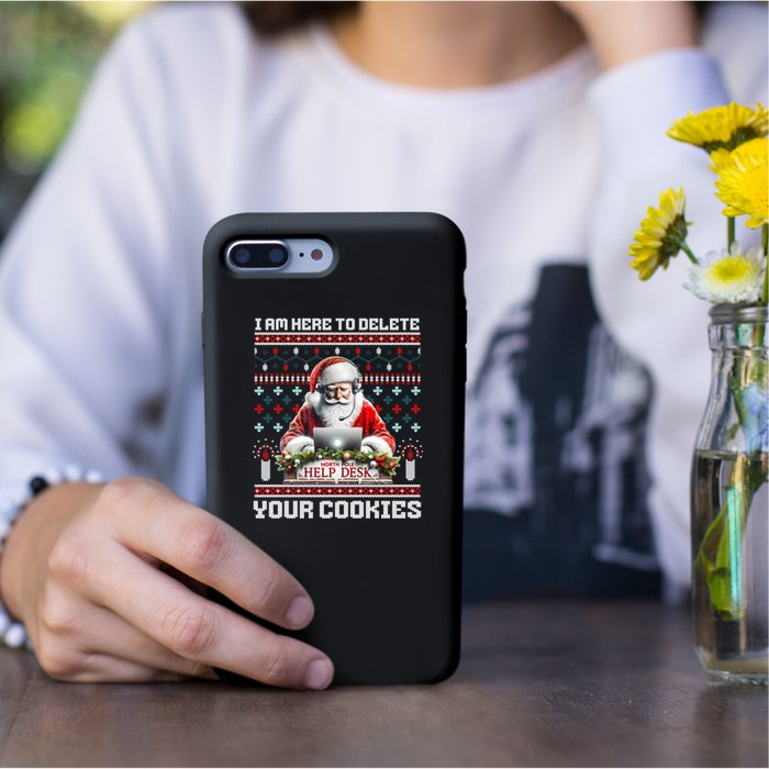 Funny Christmas Tech Support Computer Programmer Great Gift Permanent Decal Sticker