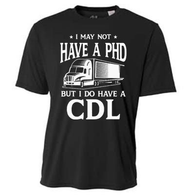 Funny CDL Trucker Cooling Performance Crew T-Shirt