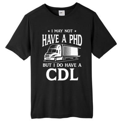 Funny CDL Trucker Tall Fusion ChromaSoft Performance T-Shirt