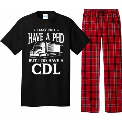 Funny CDL Trucker Pajama Set