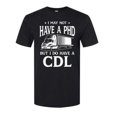 Funny CDL Trucker Softstyle CVC T-Shirt