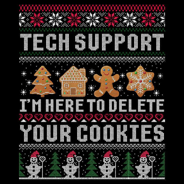 Funny Christmas Tech Support Computer Programmer Xmas Long Sleeve Shirt