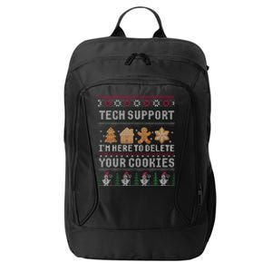 Funny Christmas Tech Support Computer Programmer Xmas City Backpack