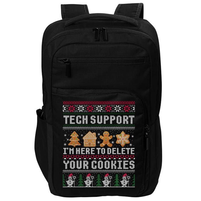 Funny Christmas Tech Support Computer Programmer Xmas Impact Tech Backpack