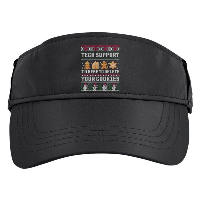 Funny Christmas Tech Support Computer Programmer Xmas Adult Drive Performance Visor