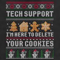 Funny Christmas Tech Support Computer Programmer Xmas Adult Drive Performance Visor