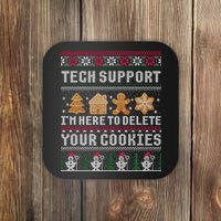 Funny Christmas Tech Support Computer Programmer Xmas Coaster