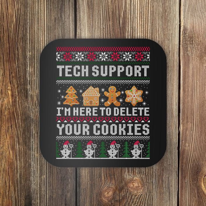 Funny Christmas Tech Support Computer Programmer Xmas Coaster