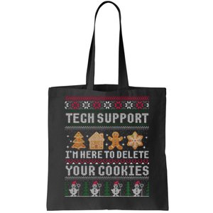 Funny Christmas Tech Support Computer Programmer Xmas Tote Bag